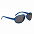 Очки солнцезащитные Singapore, синие с логотипом в Екатеринбурге заказать по выгодной цене в кибермаркете AvroraStore