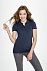 Рубашка поло женская PHOENIX WOMEN, черная с логотипом в Екатеринбурге заказать по выгодной цене в кибермаркете AvroraStore