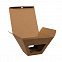 Коробка для чайных пар 27600, 27800, размер 17,2х10,94х8,2 см,  микрогофрокартон, коричневый с логотипом в Екатеринбурге заказать по выгодной цене в кибермаркете AvroraStore
