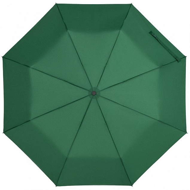 Зонт складной Hit Mini ver.2, зеленый с логотипом в Екатеринбурге заказать по выгодной цене в кибермаркете AvroraStore