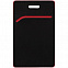 Чехол для пропуска Multimo, черный с красным с логотипом в Екатеринбурге заказать по выгодной цене в кибермаркете AvroraStore