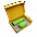 Набор Hot Box C (софт-тач) G, желтый с логотипом в Екатеринбурге заказать по выгодной цене в кибермаркете AvroraStore