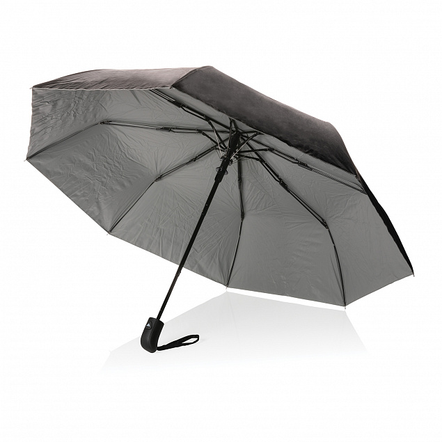 Маленький двухцветный зонт Impact из RPET AWARE™, d97 см с логотипом в Екатеринбурге заказать по выгодной цене в кибермаркете AvroraStore