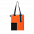 Шоппер Superbag Color (оранжевый с чёрным) с логотипом в Екатеринбурге заказать по выгодной цене в кибермаркете AvroraStore