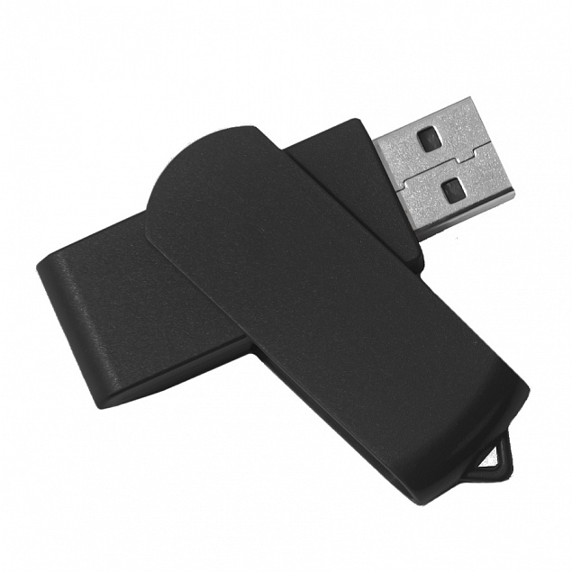 USB flash-карта SWING (8Гб), черный, 6,0х1,8х1,1 см, пластик с логотипом в Екатеринбурге заказать по выгодной цене в кибермаркете AvroraStore