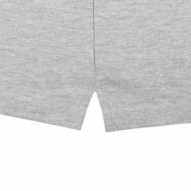Рубашка поло Heavymill серый меланж с логотипом в Екатеринбурге заказать по выгодной цене в кибермаркете AvroraStore