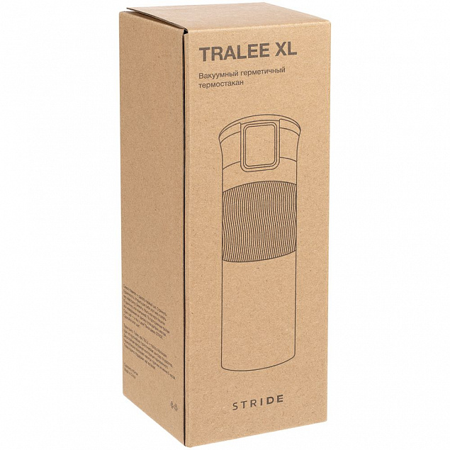 Термостакан Tralee XL, красный с логотипом в Екатеринбурге заказать по выгодной цене в кибермаркете AvroraStore