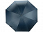 Зонт-трость полуавтомат Майорка, синий/серебристый с логотипом в Екатеринбурге заказать по выгодной цене в кибермаркете AvroraStore