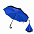 Зонт-трость механический  Chaplin, черно-синий с логотипом в Екатеринбурге заказать по выгодной цене в кибермаркете AvroraStore