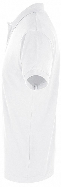 Рубашка поло мужская PERFECT MEN 180 белая с логотипом в Екатеринбурге заказать по выгодной цене в кибермаркете AvroraStore