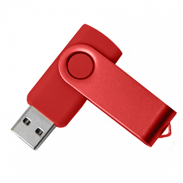 USB flash-карта DOT (16Гб), красный, 5,8х2х1,1см, пластик, металл с логотипом в Екатеринбурге заказать по выгодной цене в кибермаркете AvroraStore