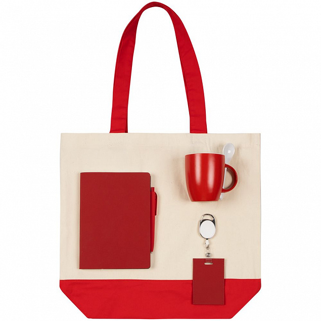 Набор Welcome Pack, красный с логотипом в Екатеринбурге заказать по выгодной цене в кибермаркете AvroraStore