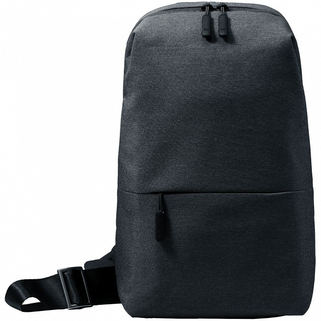Рюкзак на одно плечо Mi City Sling Bag, темно-серый с логотипом в Екатеринбурге заказать по выгодной цене в кибермаркете AvroraStore