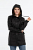 Дождевик женский Squall, черный с логотипом в Екатеринбурге заказать по выгодной цене в кибермаркете AvroraStore