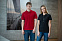 Рубашка поло мужская Sunset, красная с логотипом в Екатеринбурге заказать по выгодной цене в кибермаркете AvroraStore