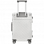 Чемодан Aluminum Frame PC Luggage V1, белый с логотипом в Екатеринбурге заказать по выгодной цене в кибермаркете AvroraStore