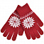 Перчатки для сенсорных экранов  "Снежинка" с логотипом в Екатеринбурге заказать по выгодной цене в кибермаркете AvroraStore