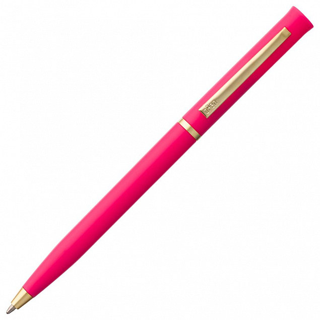 Ручка шариковая Euro Gold, розовая с логотипом в Екатеринбурге заказать по выгодной цене в кибермаркете AvroraStore