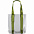 Шоппер Clear Fest, прозрачный серый с зелеными ручками с логотипом в Екатеринбурге заказать по выгодной цене в кибермаркете AvroraStore