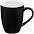 Кружка Bright Tulip, матовая, черная с белым с логотипом в Екатеринбурге заказать по выгодной цене в кибермаркете AvroraStore