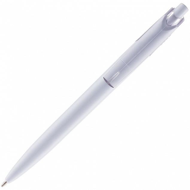 Ручка шариковая Bento, белая с логотипом в Екатеринбурге заказать по выгодной цене в кибермаркете AvroraStore