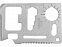 Мультиинструмент в чехле Helper mini, стальной с логотипом в Екатеринбурге заказать по выгодной цене в кибермаркете AvroraStore