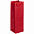 Пакет под бутылку Vindemia, красный с логотипом в Екатеринбурге заказать по выгодной цене в кибермаркете AvroraStore