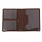 Чехол для документов Classic, коричневый с логотипом в Екатеринбурге заказать по выгодной цене в кибермаркете AvroraStore