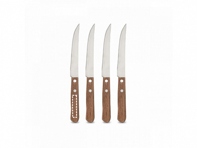 Набор из 4 ножей «CREARY» с логотипом в Екатеринбурге заказать по выгодной цене в кибермаркете AvroraStore