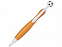 Ручка пластиковая шариковая «Naples football» с логотипом в Екатеринбурге заказать по выгодной цене в кибермаркете AvroraStore