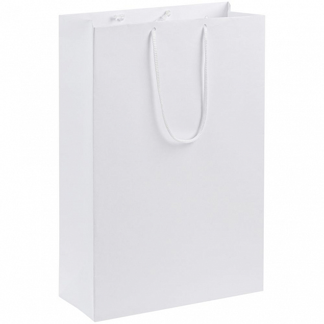 Пакет бумажный Porta, средний, белый с логотипом в Екатеринбурге заказать по выгодной цене в кибермаркете AvroraStore