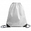 Рюкзак мешок с укреплёнными уголками BY DAY, белый, 35*41 см, полиэстер 210D с логотипом в Екатеринбурге заказать по выгодной цене в кибермаркете AvroraStore