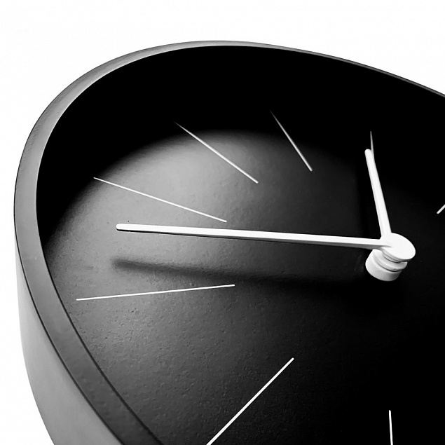 Часы настенные Berne, черные с логотипом в Екатеринбурге заказать по выгодной цене в кибермаркете AvroraStore