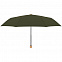 Зонт складной Nature Mini, зеленый с логотипом в Екатеринбурге заказать по выгодной цене в кибермаркете AvroraStore