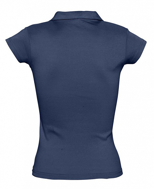 Рубашка поло женская без пуговиц PRETTY 220, кобальт (темно-синяя) с логотипом в Екатеринбурге заказать по выгодной цене в кибермаркете AvroraStore