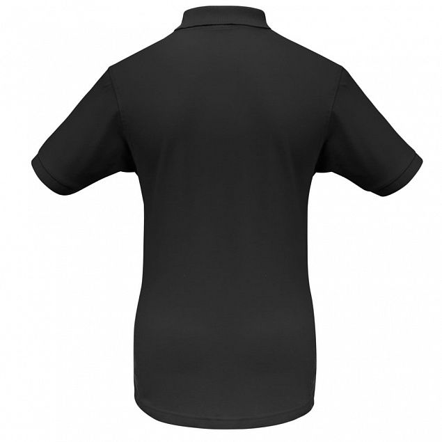 Рубашка поло Safran черная с логотипом в Екатеринбурге заказать по выгодной цене в кибермаркете AvroraStore