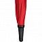 Зонт-трость Undercolor с цветными спицами, красный с логотипом в Екатеринбурге заказать по выгодной цене в кибермаркете AvroraStore