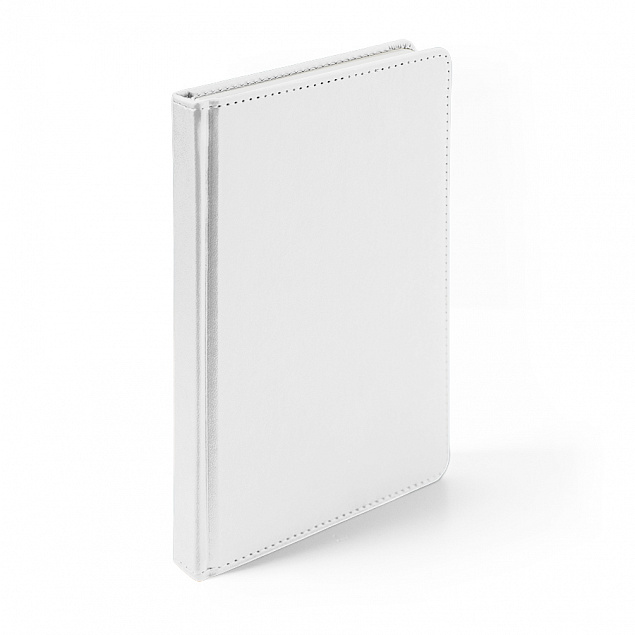 Ежедневник недатированный Anderson, А5,  белый, белый блок с логотипом в Екатеринбурге заказать по выгодной цене в кибермаркете AvroraStore