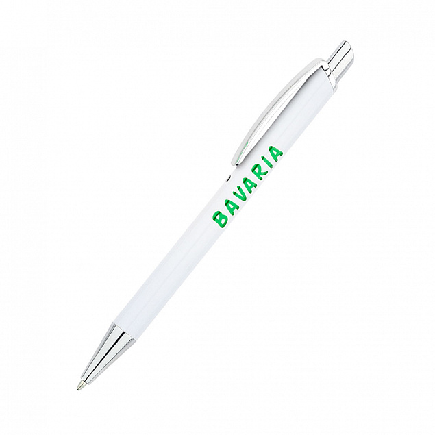Ручка металлическая Bright - Зеленый FF с логотипом в Екатеринбурге заказать по выгодной цене в кибермаркете AvroraStore