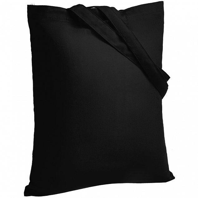 Холщовая сумка Neat 140, черная с логотипом в Екатеринбурге заказать по выгодной цене в кибермаркете AvroraStore