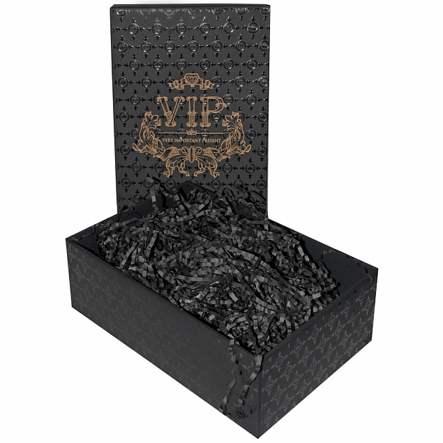 Коробка подарочная Very Important Present, большая с логотипом в Екатеринбурге заказать по выгодной цене в кибермаркете AvroraStore