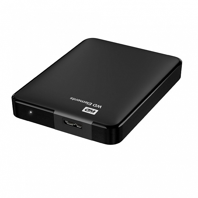 Внешний диск WD Elements, USB 3.0, 1Тб, черный с логотипом в Екатеринбурге заказать по выгодной цене в кибермаркете AvroraStore