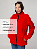 Куртка флисовая унисекс Manakin, красная с логотипом в Екатеринбурге заказать по выгодной цене в кибермаркете AvroraStore