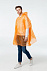 Дождевик-пончо RainProof, оранжевый с логотипом в Екатеринбурге заказать по выгодной цене в кибермаркете AvroraStore