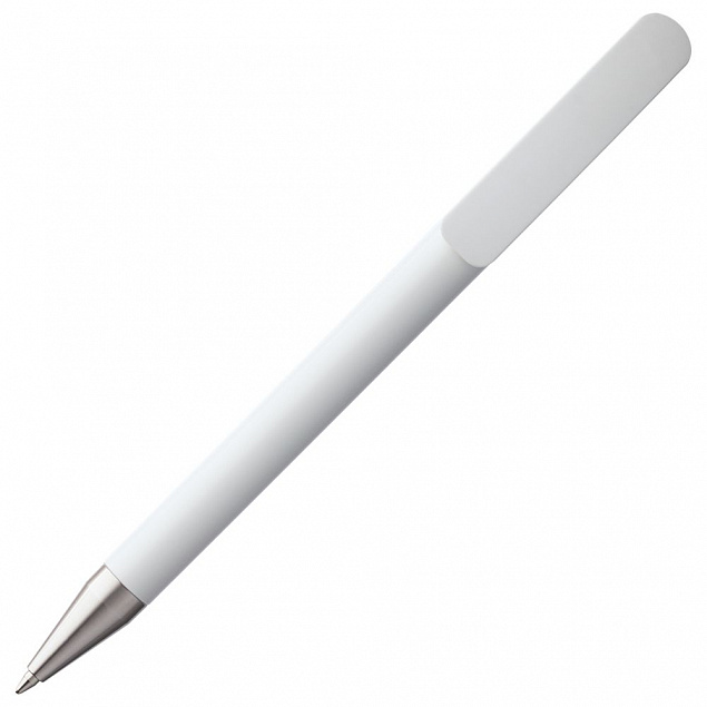 Ручка шариковая Prodir DS3 TPC, белая с логотипом в Екатеринбурге заказать по выгодной цене в кибермаркете AvroraStore
