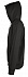 Толстовка мужская на молнии с капюшоном Seven Men 290, черная с логотипом в Екатеринбурге заказать по выгодной цене в кибермаркете AvroraStore
