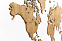 Деревянная карта мира World Map Wall Decoration Exclusive, дуб с логотипом в Екатеринбурге заказать по выгодной цене в кибермаркете AvroraStore