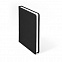 Ежедневник недатированный Campbell, А5,  черный, белый блок с логотипом в Екатеринбурге заказать по выгодной цене в кибермаркете AvroraStore