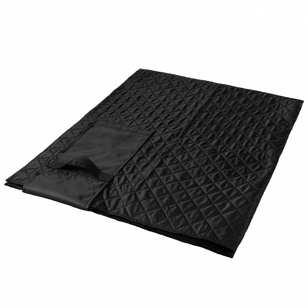 Плед для пикника Comfy, черный с логотипом в Екатеринбурге заказать по выгодной цене в кибермаркете AvroraStore