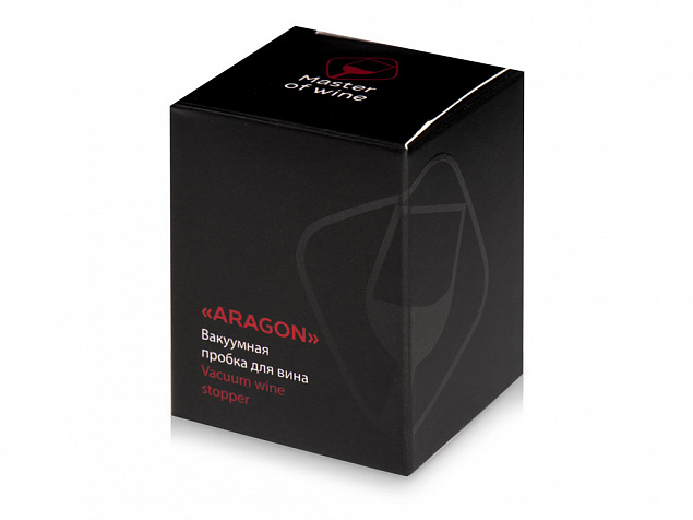 Вакуумная пробка для вина «Aragon» с логотипом в Екатеринбурге заказать по выгодной цене в кибермаркете AvroraStore